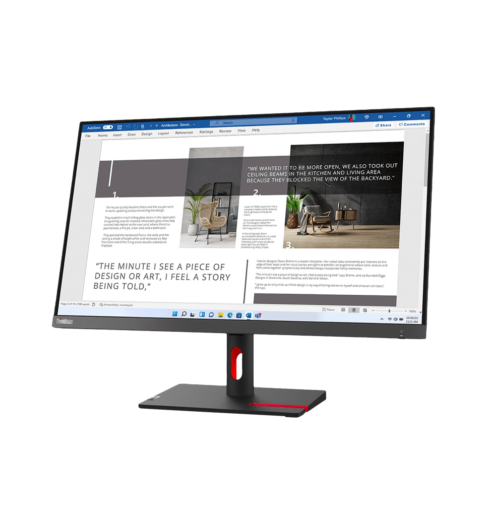 Монитор 27" LENOVO ThinkVision S27i-30 IPS FullHD 60Hz