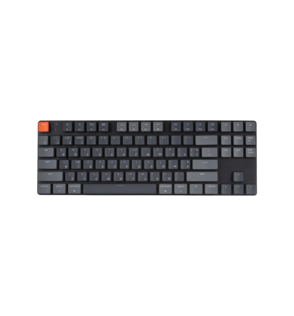 Клавиатура механическая Keychron K1SE 87Key, Optical Red, BT/USB-A, Hot-Swap, Low Profile, EN/UKR