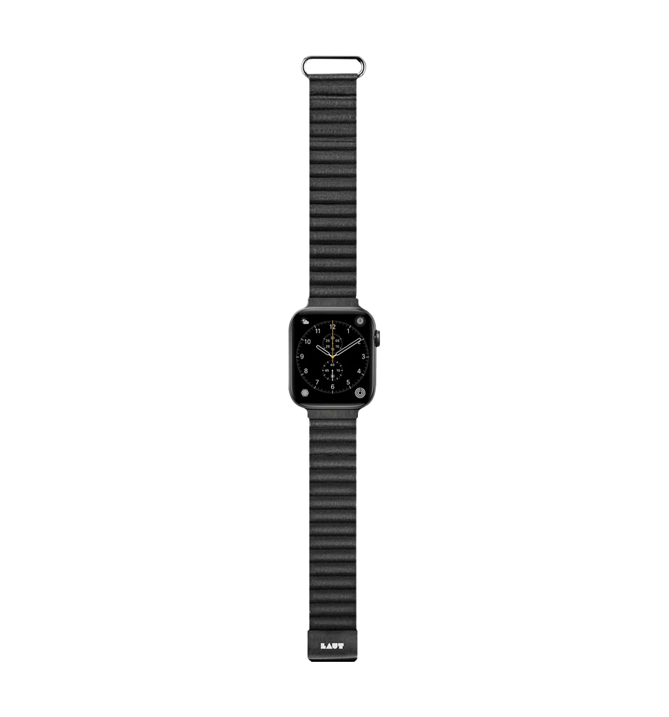 Ремiнець Laut NOVI LUXE  Apple Watch 42/44/45/49mm Black (L_AWL_NL_BK)