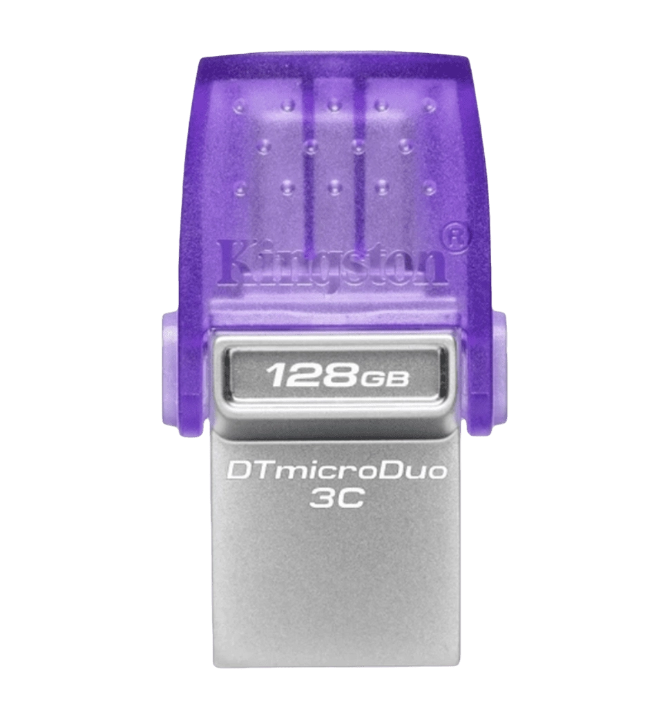 Флеш пам'ять 128GB DataTraveler microDuo 3C 200MB/ s dual USB-A + USB-C DTDUO3CG3/128GB