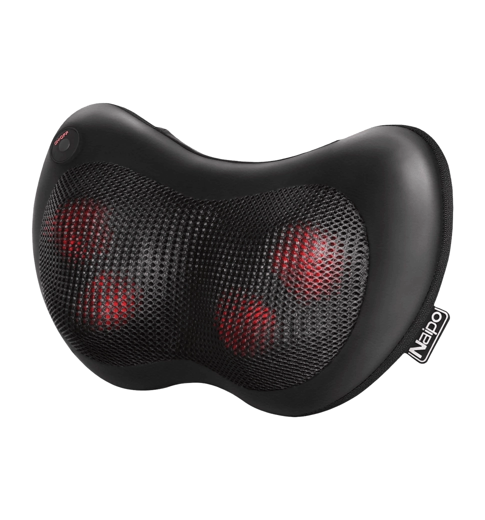Массажер-подушка NAIPO Shiatsu Pillow Massager with Heat for Back and Neck для плечей и шеи с подогревом