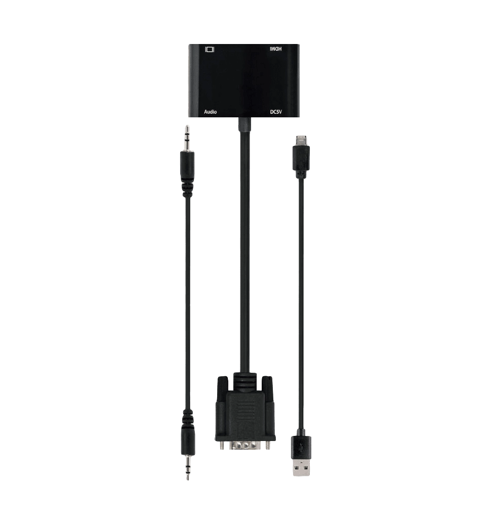 Адаптер-перехідник VGA на HDMI/VGA Cablexpert A-VGA-HDMI-02