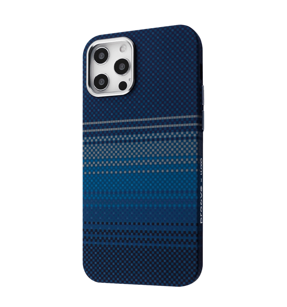 Чохол Proove Gleam Case with Magnetic Ring iPhone 12 Pro Max (blue stripes)