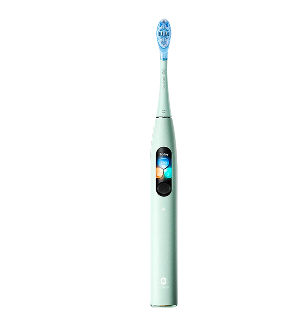 Умная зубная електрощетка Oclean X Ultra Set Green (OLED) (6970810553505)