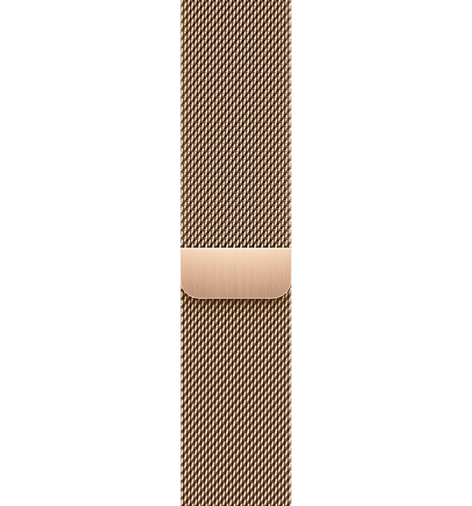 Apple Watch Series 9 45mm GPS + Cellular Gold Stainless Steel Case with Gold Milanese Loop (MRMU3)