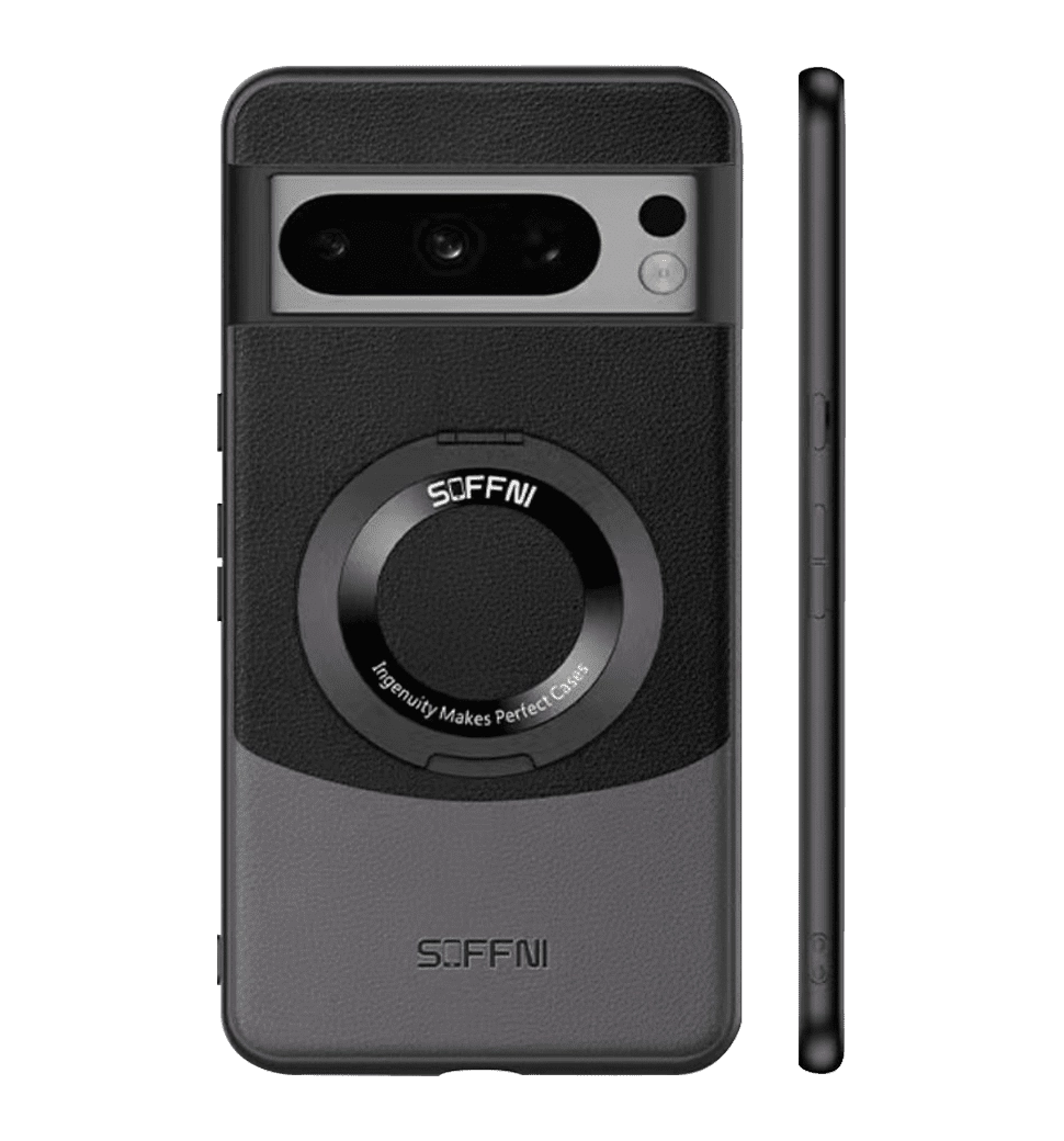 Чохол SoFFni Pixel 7 Leather with MagSage Black