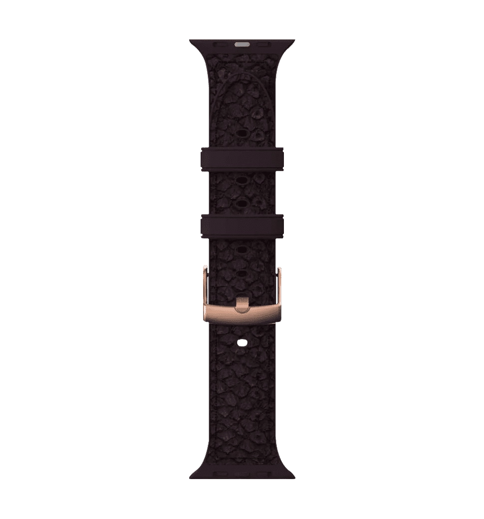Ремешок Njord Salmon Leather Strap Rust для Apple Watch 45mm/44mm (SL14123)