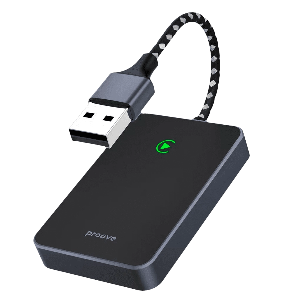Бездротовий адаптер Proove СP-01 Wireless Car Adapter (black) (кар плей)
