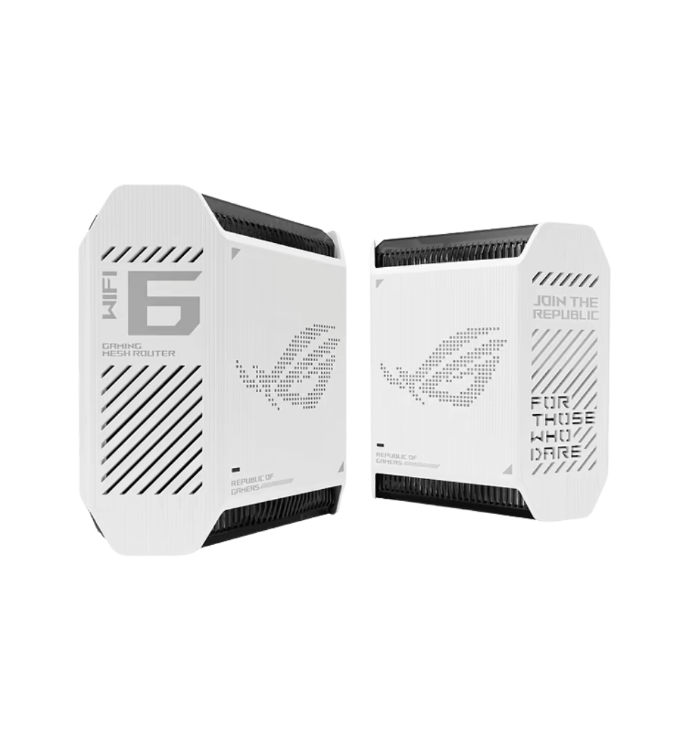 Система WiFi-Mesh ASUS ROG Rapture GT6 AX10000, 3xGE LAN, 1x2.5GE WAN, 1xUSB 3.2, 2мод, білий