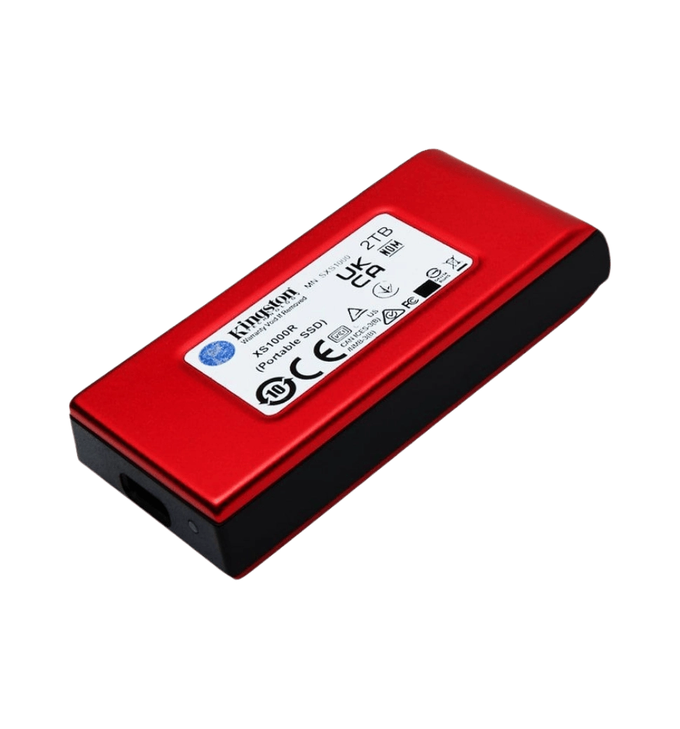 Накопичувач зовнішній SSD Portable USB 2.0ТB  Kingston XS1000 Red (SXS1000R/2000G)