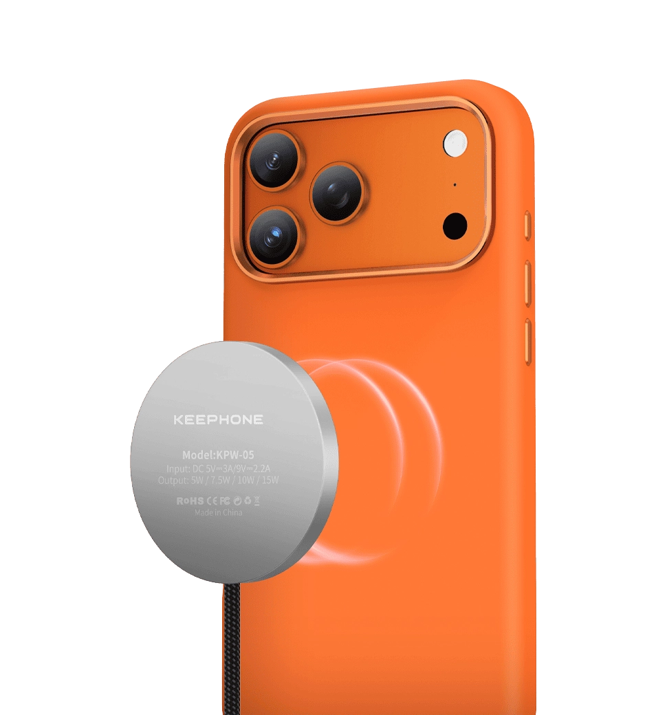 Чохол Keephone RosanaMagSafe Case for 17 Pro Cosmic Orange (KPROSA17POR)