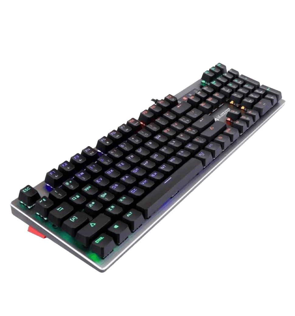 Клавіатура Bloody B760 сіра, механiчна ігрова, LK Green перемикачі, USB