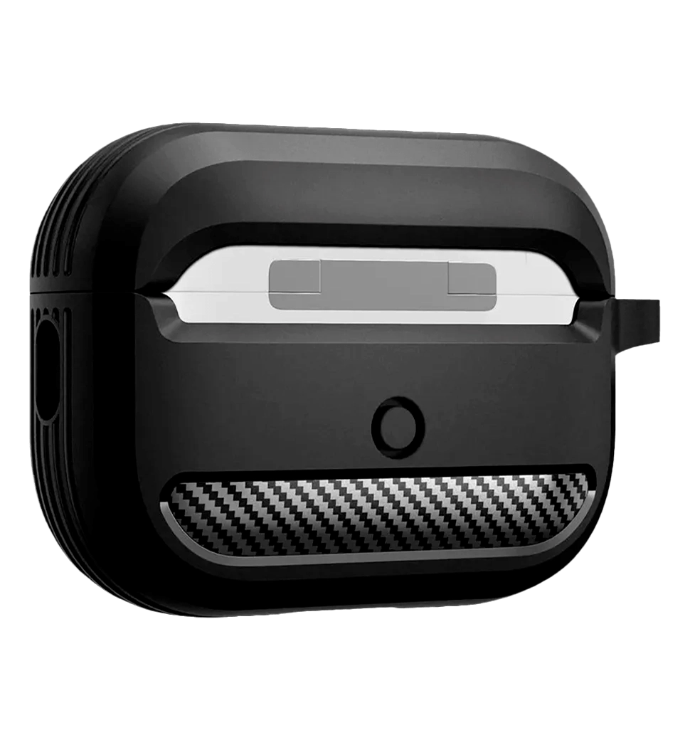 Чохол Spigen для Apple AirPods Pro 2 Rugged Armor, Black(ACS05482)