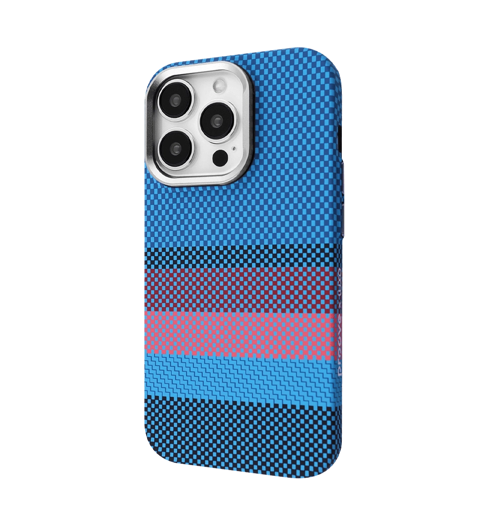 Чохол Proove Gleam Case with Magnetic Ring iPhone 16 Pro Max (blue borders)