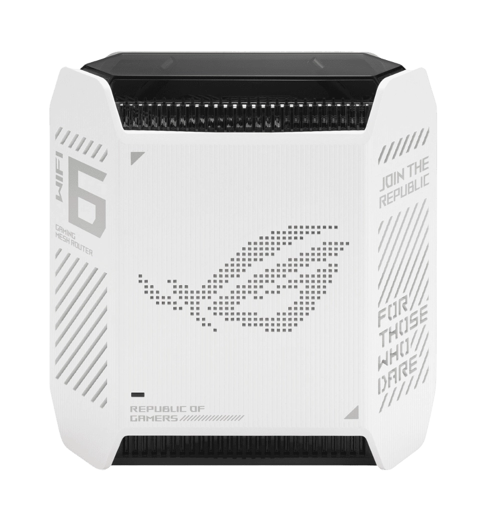 Система WiFi-Mesh ASUS ROG Rapture GT6 AX10000, 3xGE LAN, 1x2.5GE WAN, 1xUSB 3.2, 1мод, белый