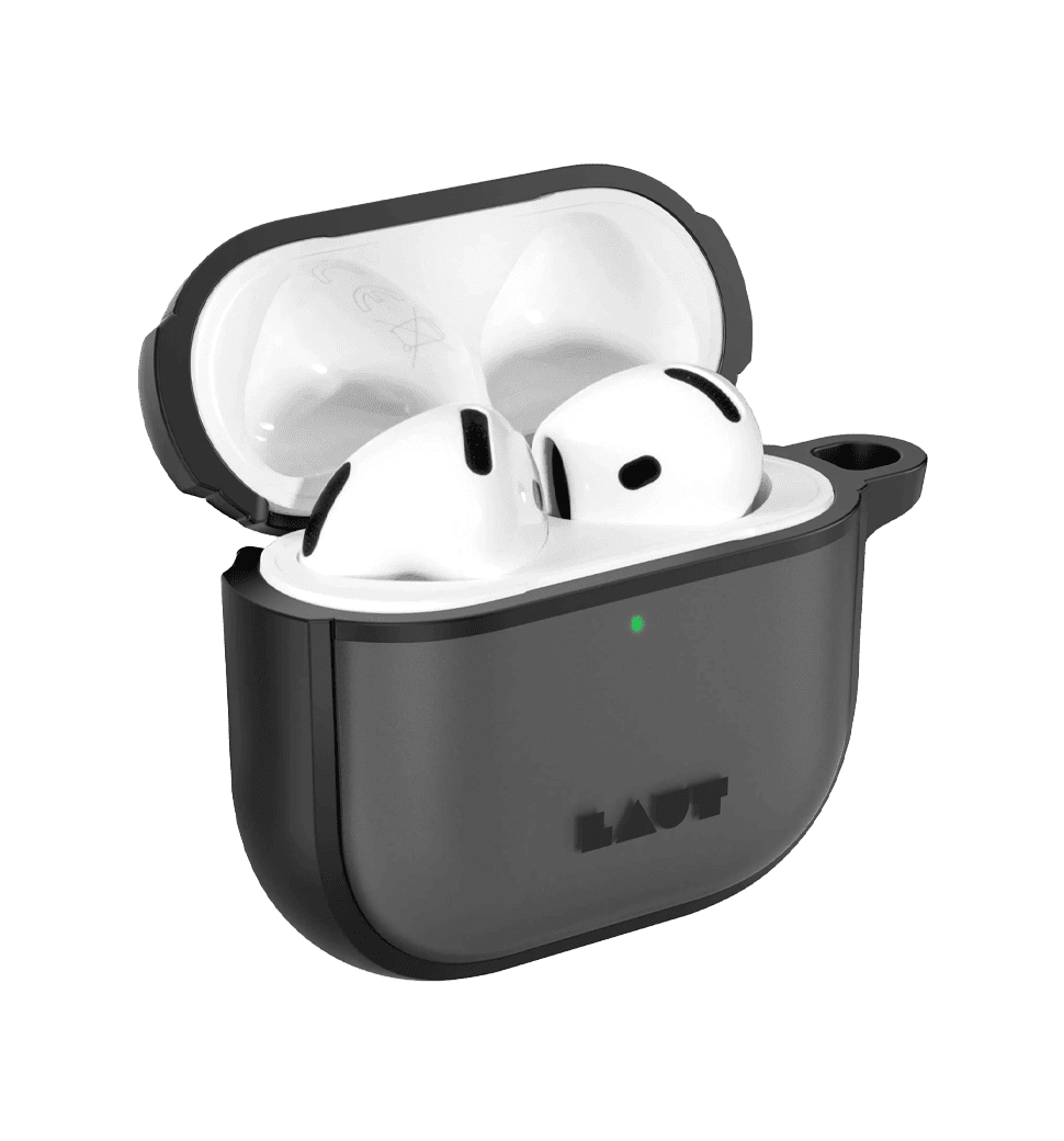 Чехол LAUT HUEX PROTECT для AirPods 4 Black (L_AP5_HPT_BK)