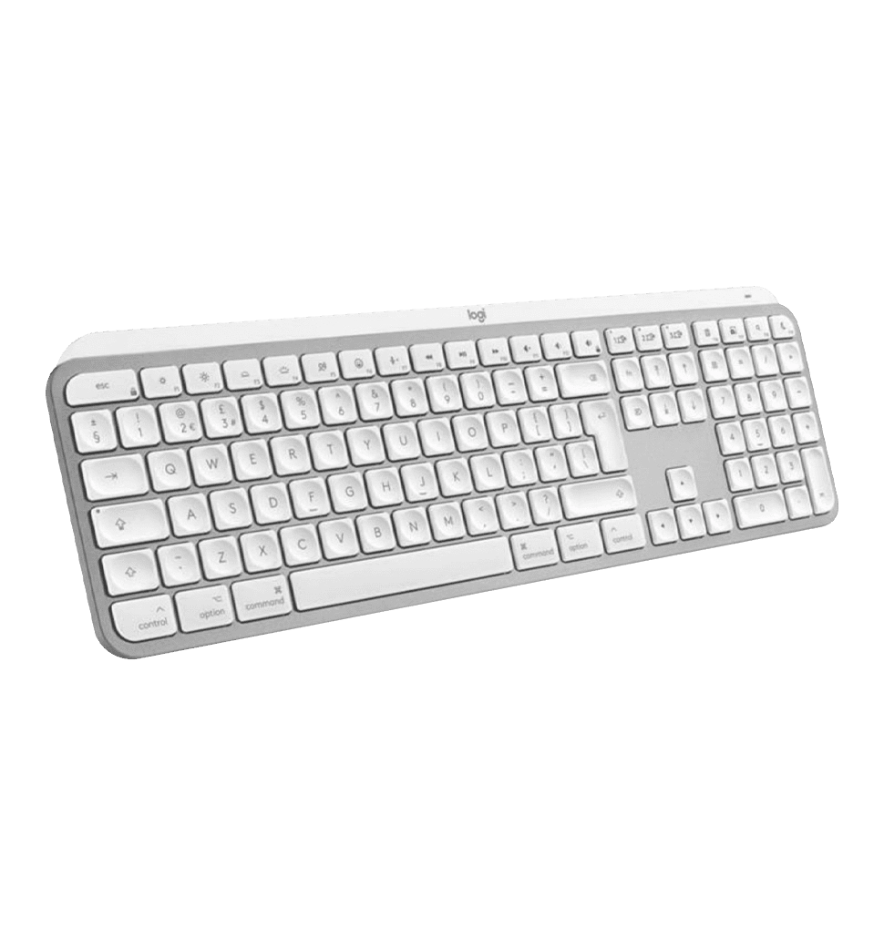 Клавіатура LOGITECH MX Keys S for Mac Wireless Keyboard - Pale Grey