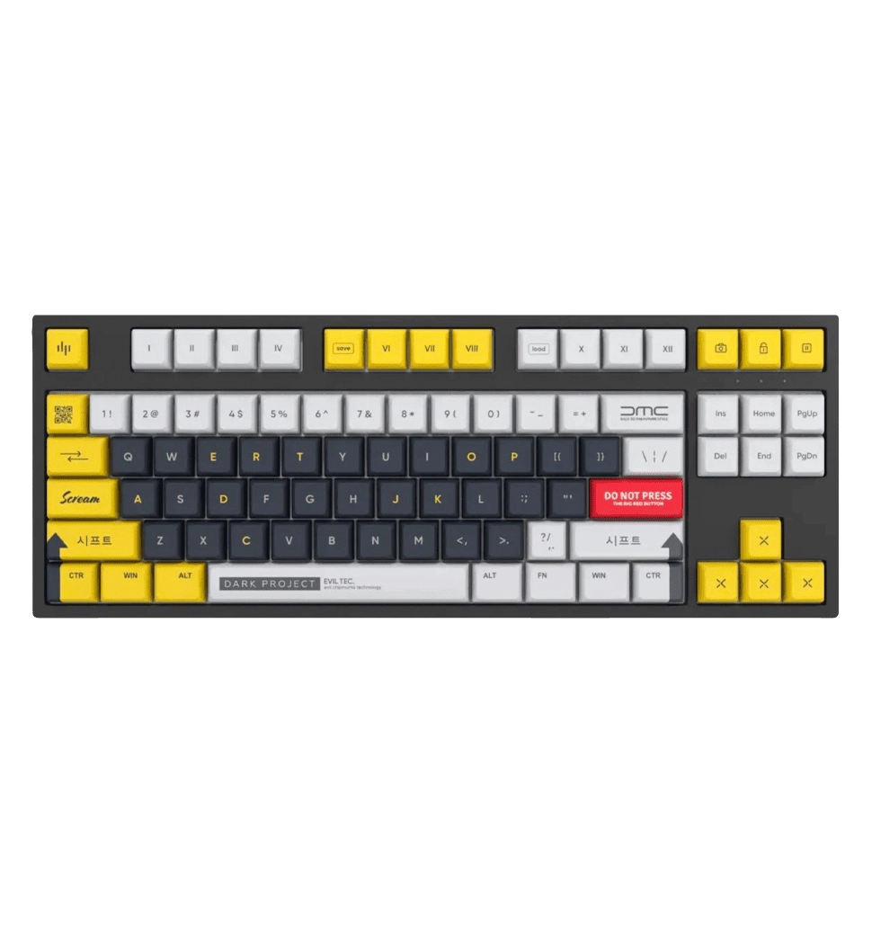 Игровая клавиатура DARK PROJECT LTD KD87A Gateron Ink Red ENG (DP-KD-87A-028000-GIR)