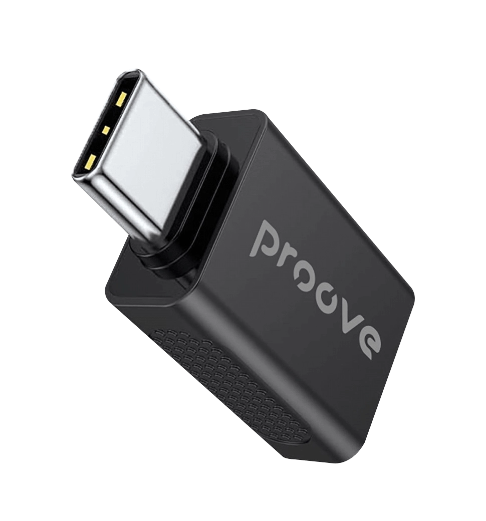 Переходник OTG Proove Extention USB на Type-C (black)