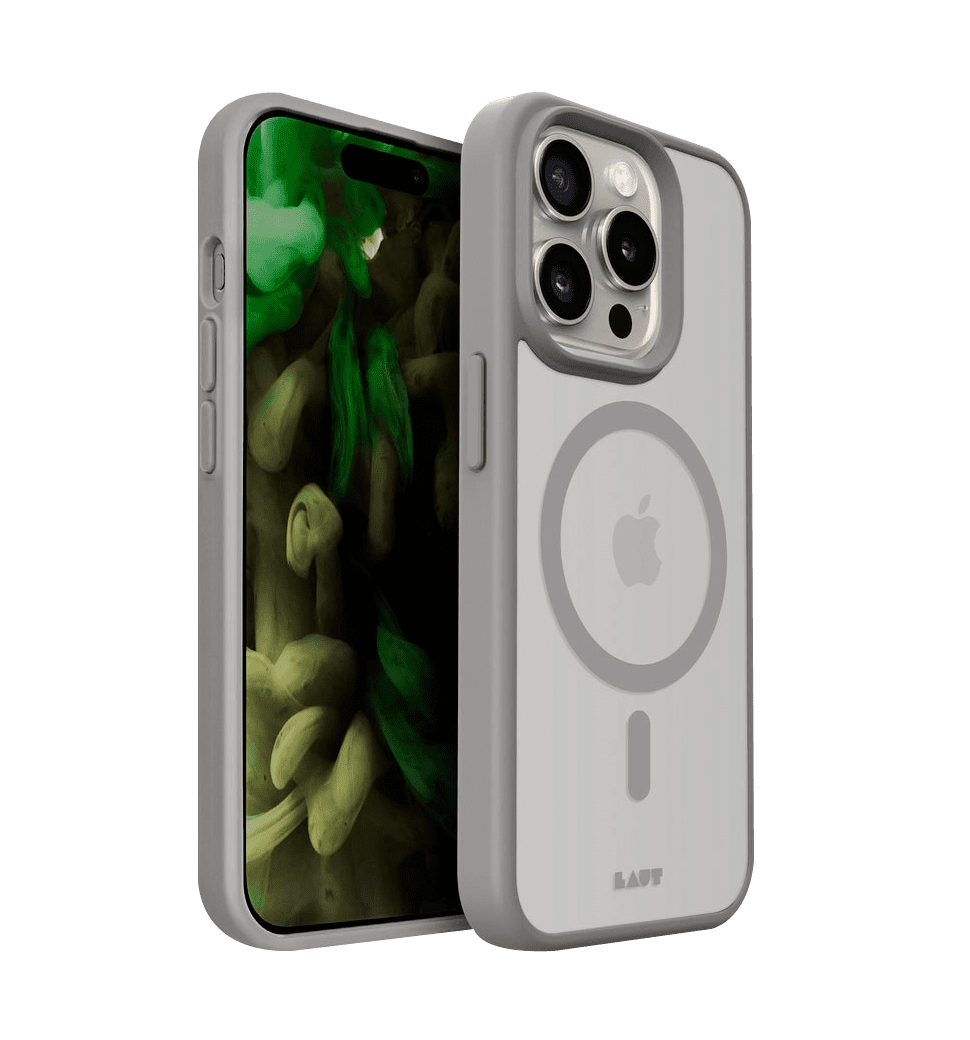 Чехол Laut HUEX PROTECT MagSafe IMPKT Cell Technology iPhone 15 Pro Grey (L_IP23B_HPT_GY)