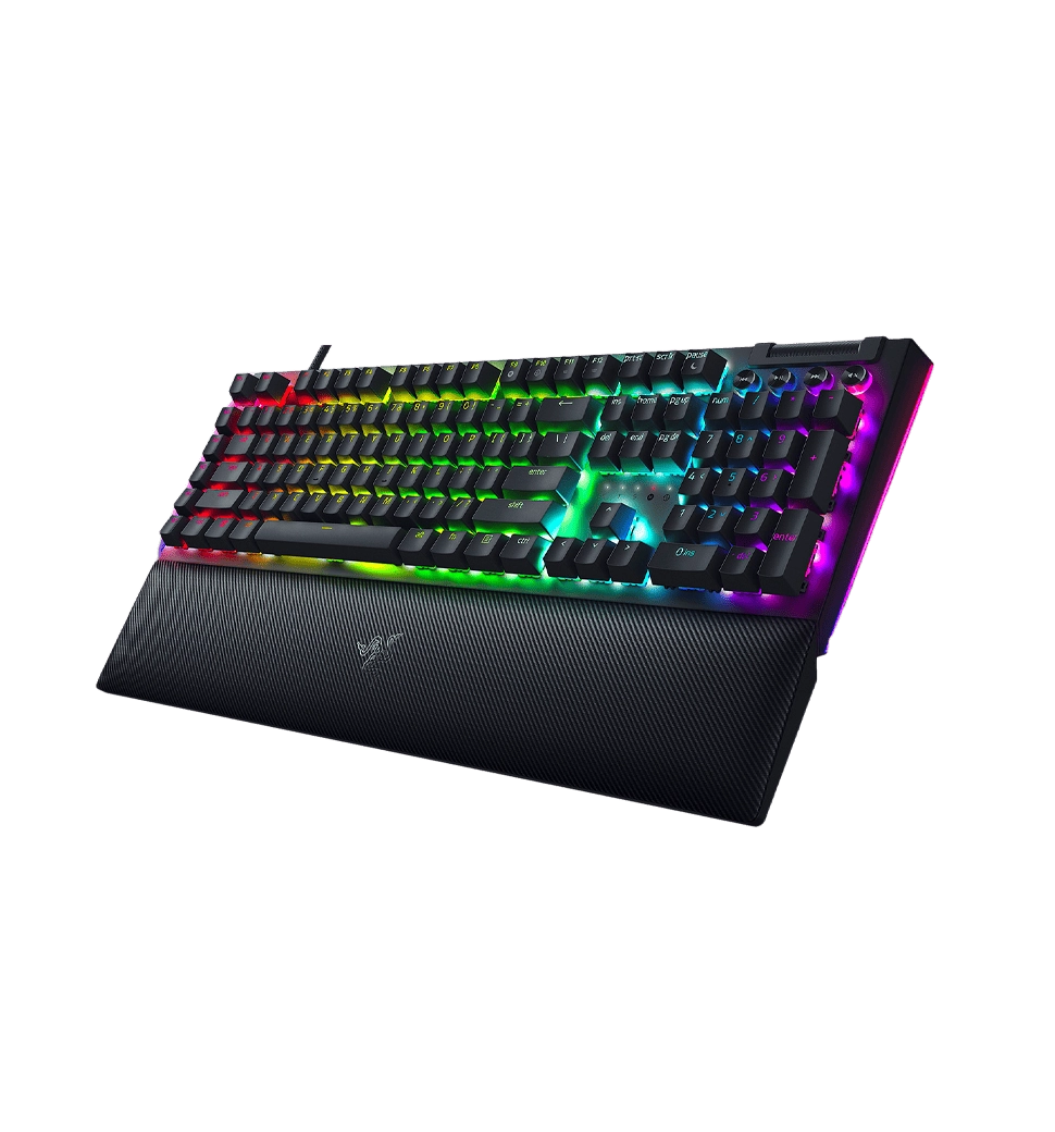Клавиатура механическая RAZER BlackWidow V4, Green Switch, RU (RZ03-04690100-R3M1)