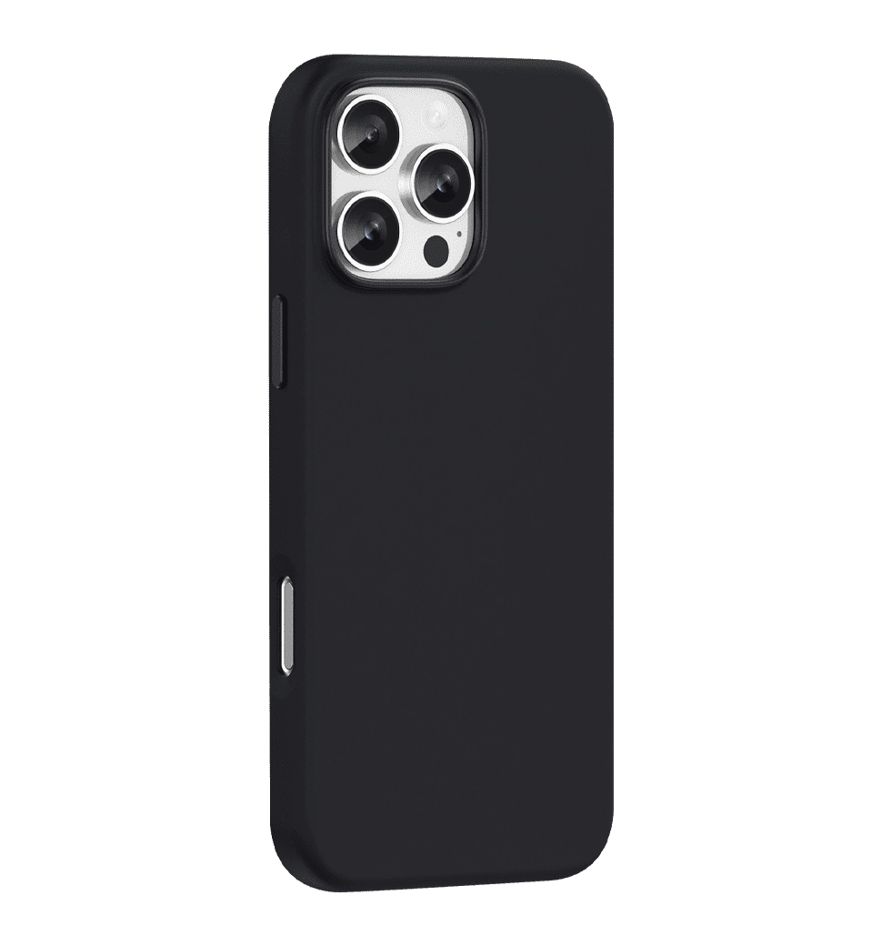 Чехол Keephone Rosana Liquid Silicone MagSafe Case for 16 Pro black (MC-0135ipblk)
