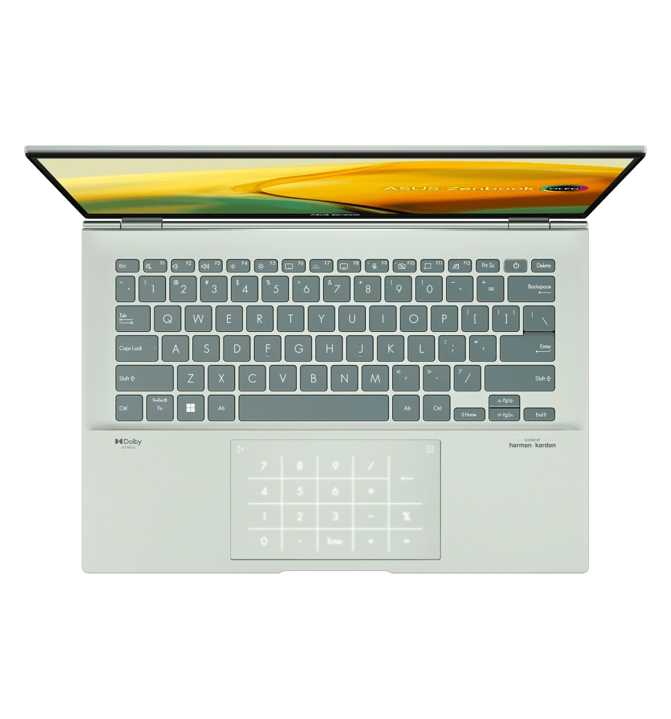 Ноутбук 14" ASUS Zenbook 14 UX3402ZA-KP416W/Intel i5-1240P/16GB/512 SSD/Intel Iris Xe/W11/Blue/Sleeve