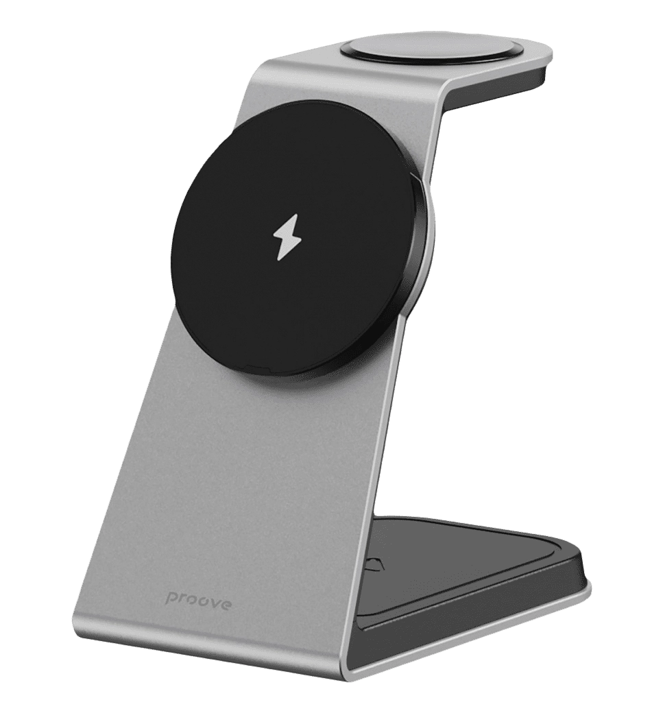 Бездротовий ЗП Proove Omni Power 3 in 1 (gray)