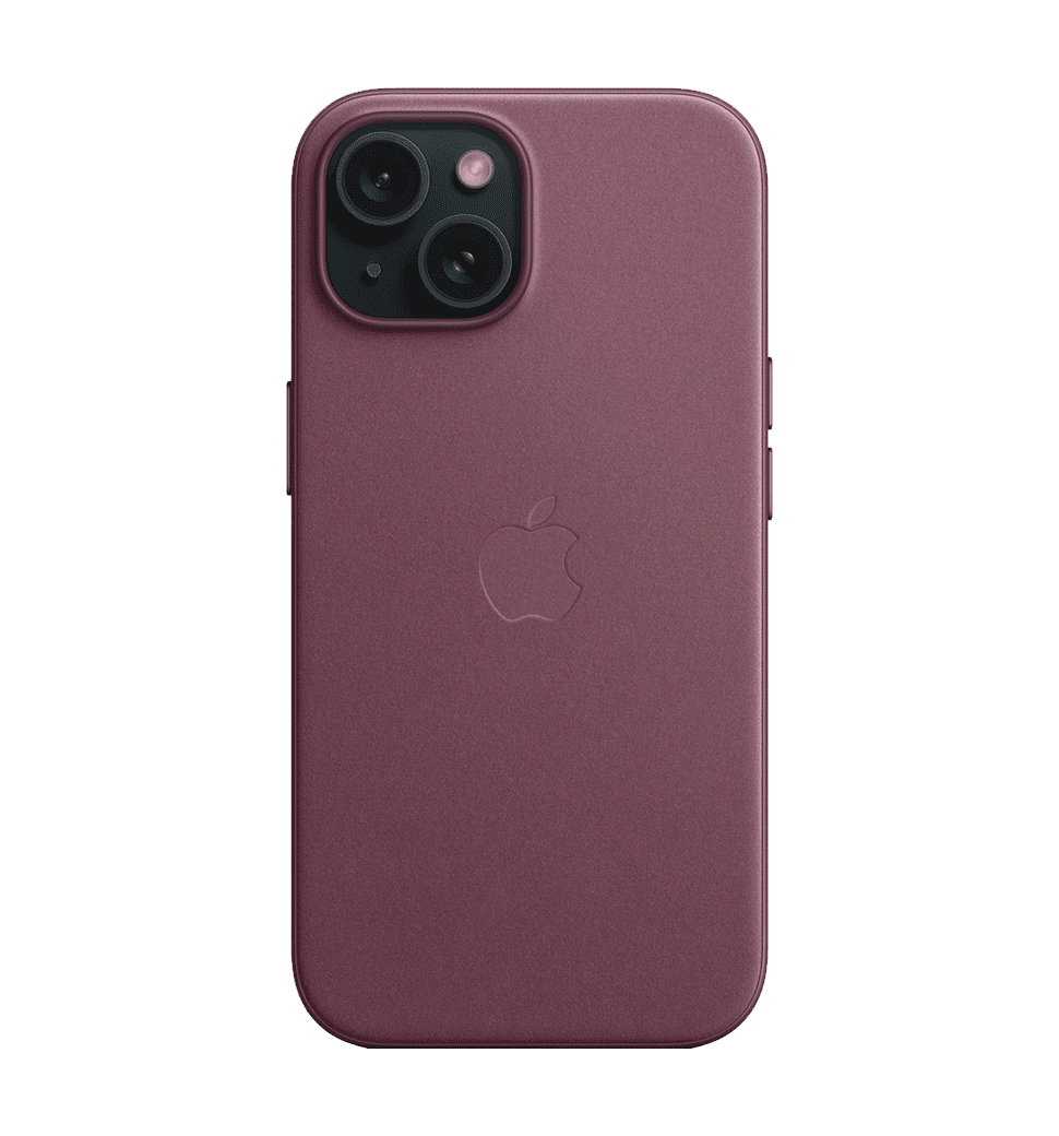 Чехол iPhone 15 FineWoven Case with MagSafe - Mulberry (MT3E3)