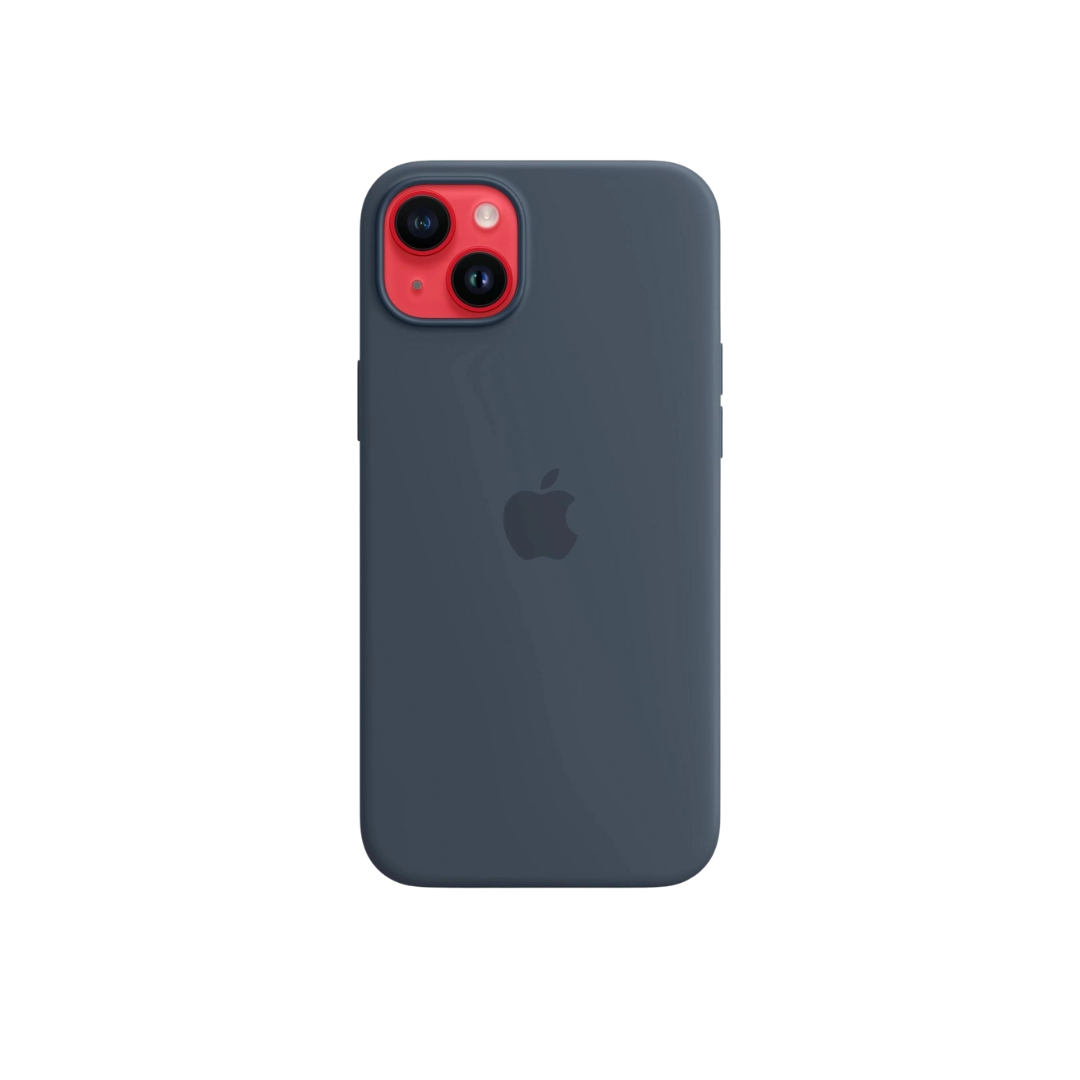 Чехол Силиконовый iPhone 14 Plus Silicone Case with MagSafe Storm Blue (MPT53)