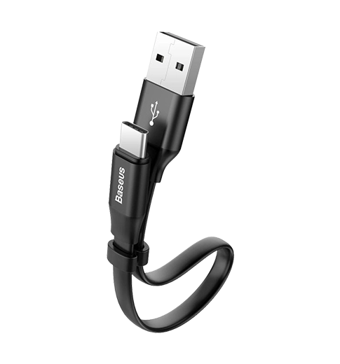Кабель Baseus Nimble Type-C Portable Cable 2A 23cm (CATMBJ-01) Black