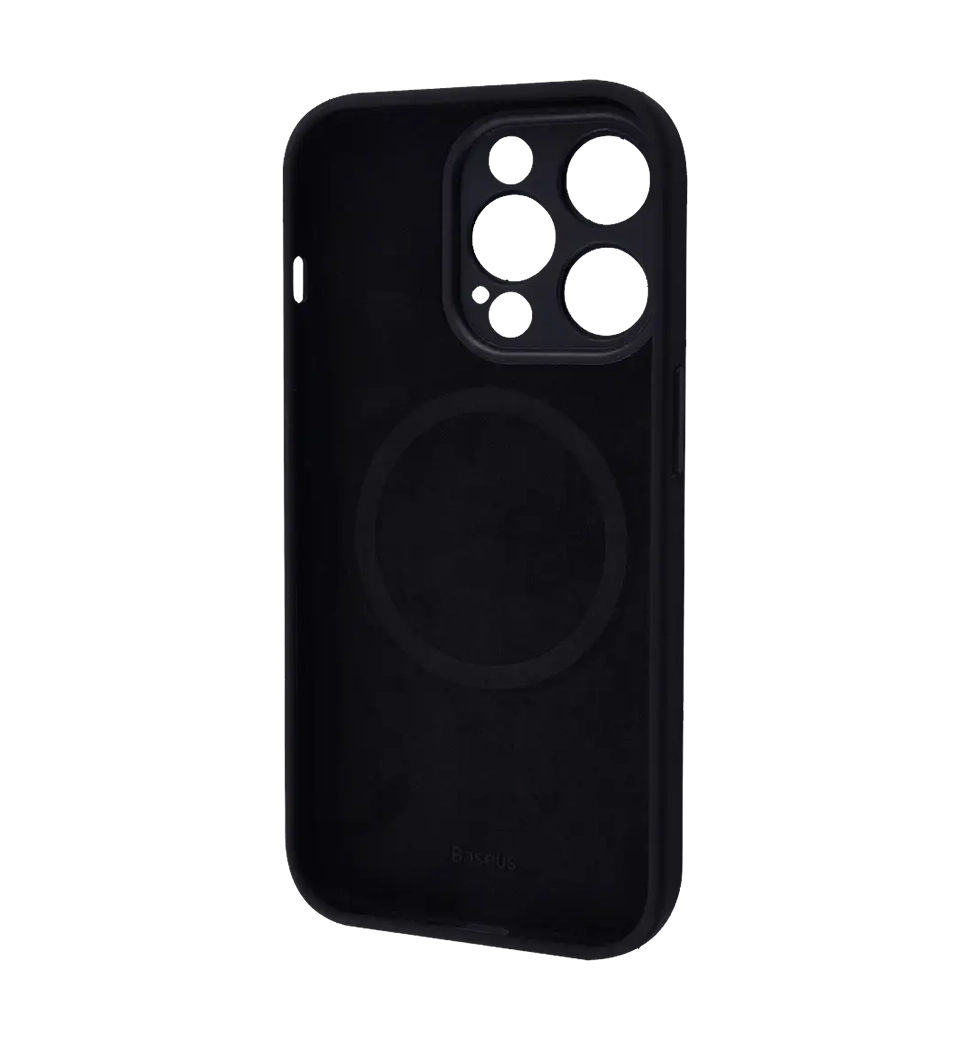 Чехол Baseus Liquid Silica Gel with MagSafe iPhone 14 Pro (black)