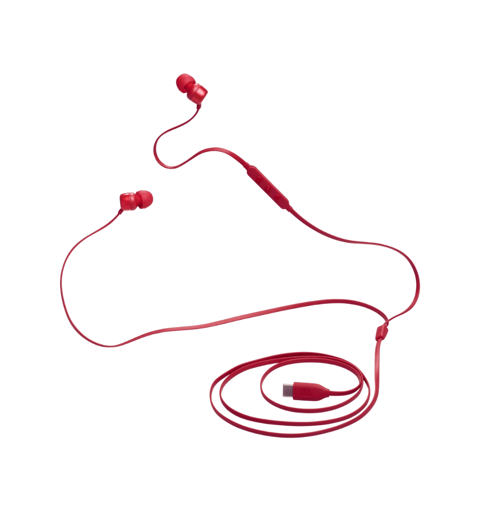 Навушники з мікрофоном JBL Tune 310C Red (JBLT310CRED)