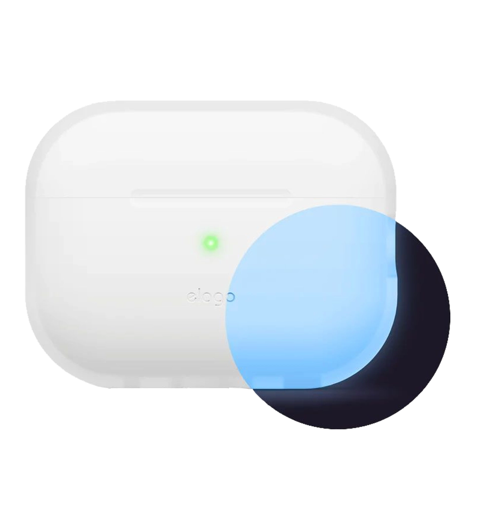 Чохол Elago Silicone Basic Case Nightglow Blue for Airpods Pro 2nd Gen (EAPP2SC-BA-LUBL)