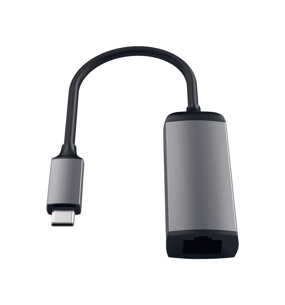 Переходник Satechi Type-C Ethernet Adapter Space Grey (ST-TCENM)