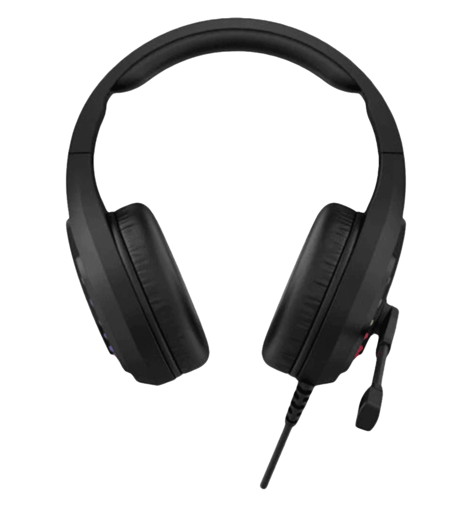 Гарнітура ігрова Bloody G230 з LED підсвічуванням, чорний колір, USB