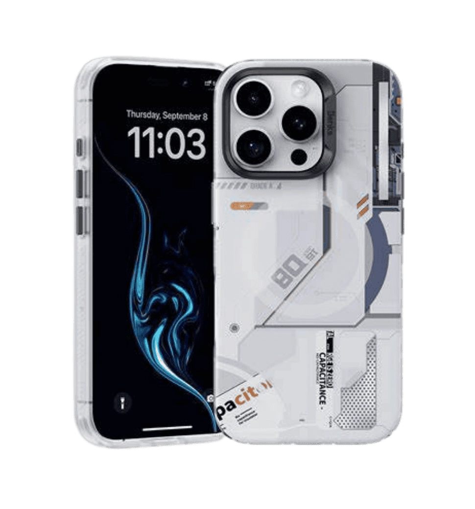 Чохол Benks Magnetic Mecha Series Protective Case iPhone 15 Pro Max White