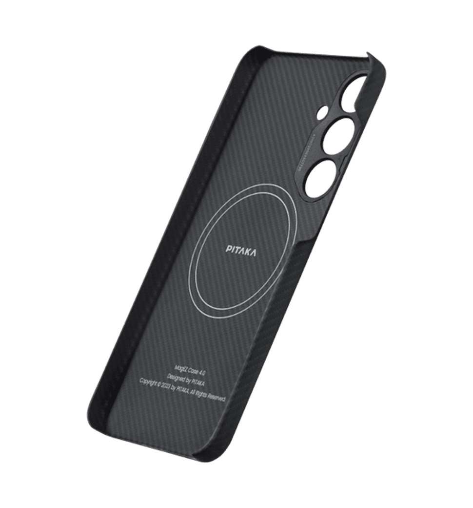 Чохол Pitaka MagEZ Case 4 Twill Black/Grey for Samsung Galaxy S24 Plus (KS2401S)