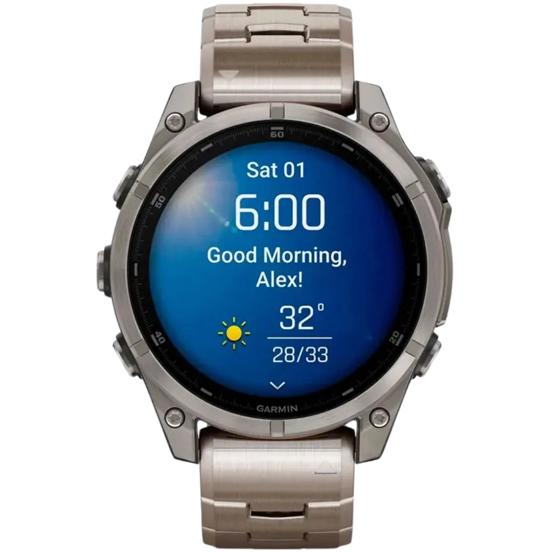 Garmin Fenix 8  47 mm  AMOLED Slate grey with Black silicone band (010-02904-00)