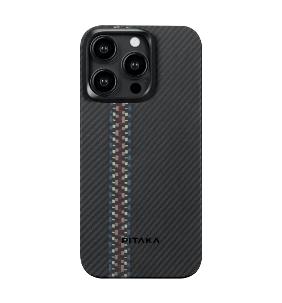 Чехол Pitaka MagEZ Case 4 Fusion Weaving Rhapsody for iPhone 15 Pro (FR1501P)