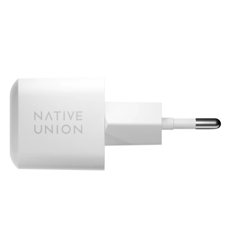 Зарядное устройство Native Union Fast GaN Charger PD 67W Dual USB-C Port White (FAST-PD67-WHT-INT)