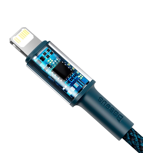 Кабель Baseus High Density Braided Type-C to Lightning PD 20W 1m Blue (CATLGD-03)