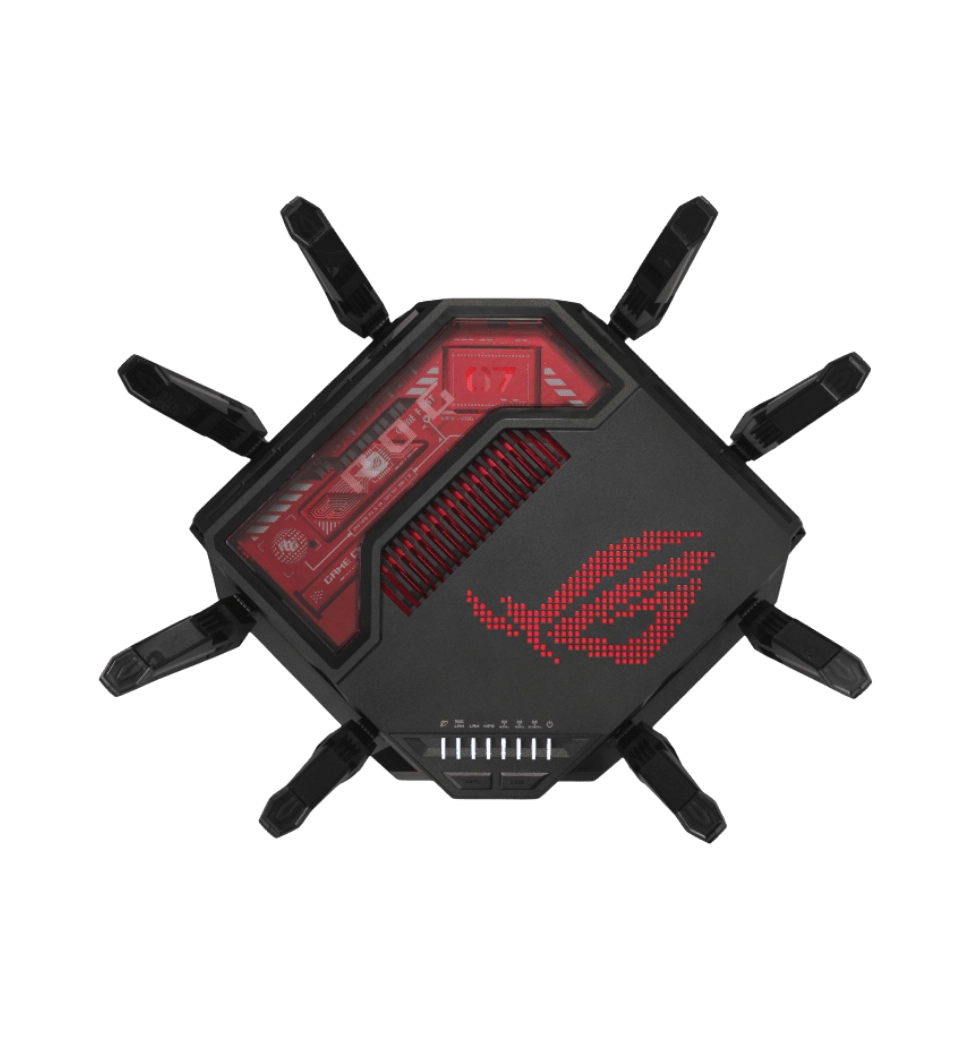 Маршрутизатор ASUS GT-BE19000 BE-19000 1x10GE LAN, 3x2.5GE LAN, 1x10GE WAN/LAN, 1x2.5GE WAN/LAN, 1xU
