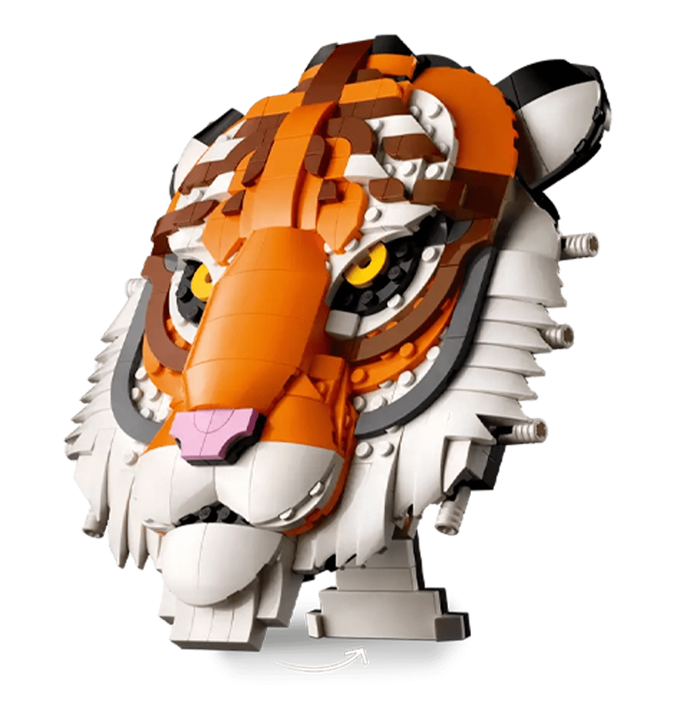 Конструктор LEGO Art Колекція фауни - Тигр