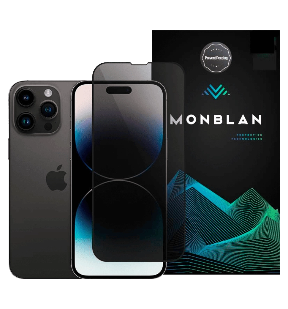 Защитное стекло Monblan для iPhone 16 Pro Max 2.5D Anti Static 0.26mm [Dust-Proof] (Black)