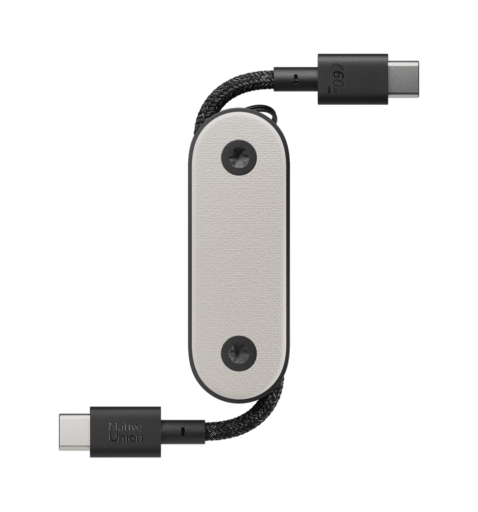 Кабель Native Union Pocket Cable USB-C to USB-C Sandstone (POCK-C-SAN-NP)