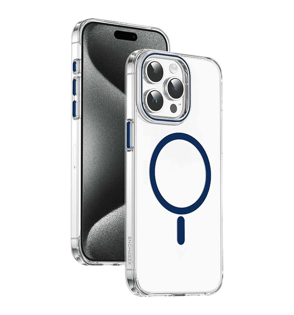 Чехол Keephone Aurora MagSafe Case for 15 Pro Max Blue (MC-0134ip15pmblu)