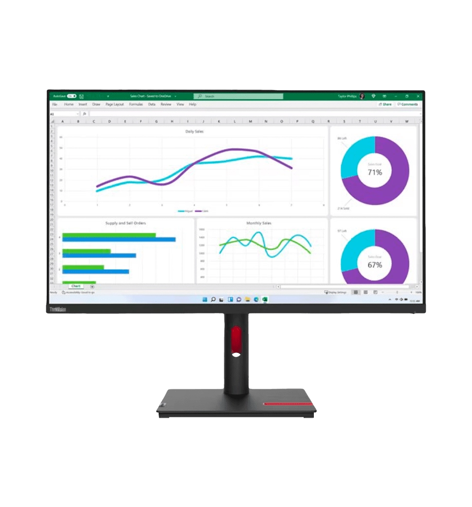 Монітор 31.5" LENOVO ThinkVision T32h-30 IPS 2K 60Hz