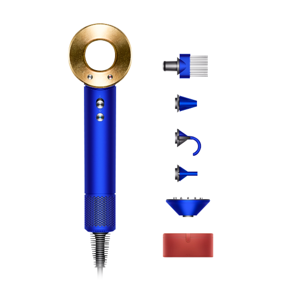 Фен для волосся Dyson Supersonic HD07 (23.75K Blue/Goldl) (389910-01)