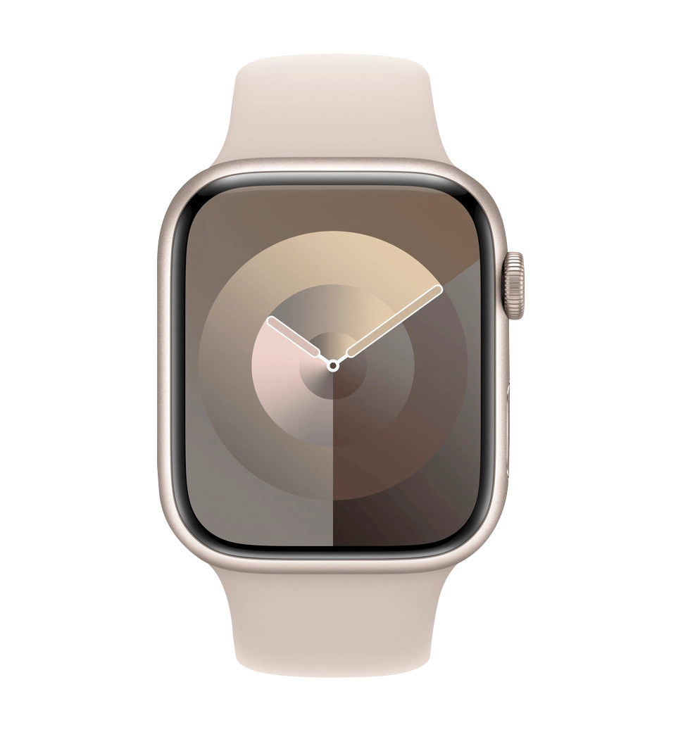 Apple Watch Series 9 45mm Starlight Aluminum Case with Starlight Sport Band M/L (MR973)